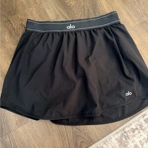 ALO Yoga Black Skater Skirt
